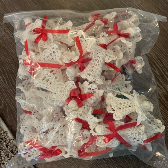 VTG Handcrafted kitschy Angel ornament lot. Over 20 in this lot - Picture 2 of 5